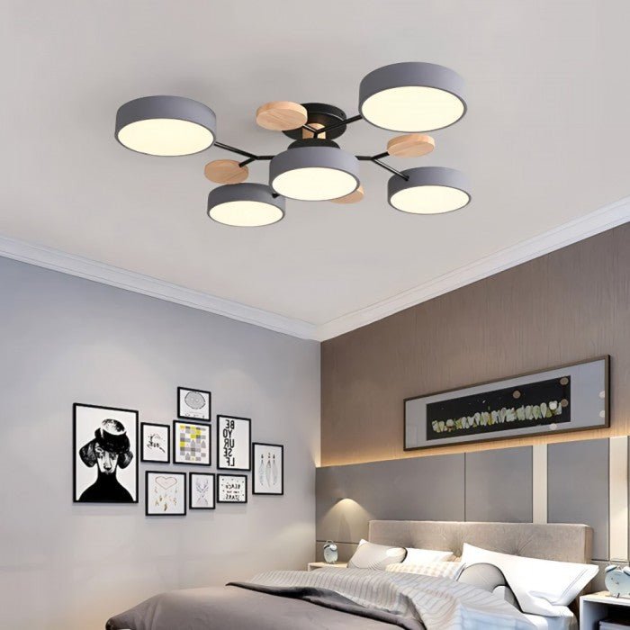 Skandynawska Lampa Sufitowa – Rozgałęziony, Elegancki i Zrównoważony Design z Technologią LED