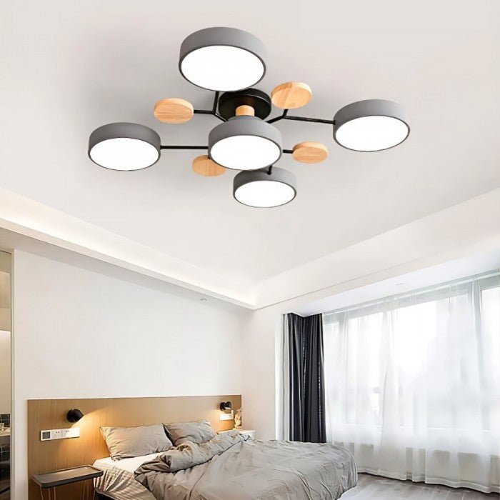 Skandynawska Lampa Sufitowa – Rozgałęziony, Elegancki i Zrównoważony Design z Technologią LED