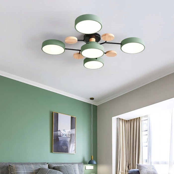 Skandynawska Lampa Sufitowa – Rozgałęziony, Elegancki i Zrównoważony Design z Technologią LED