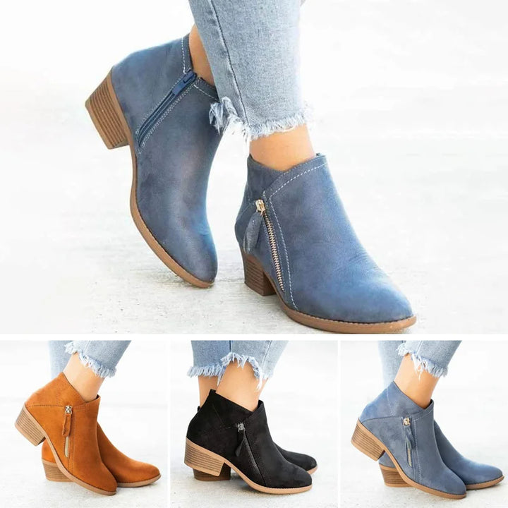 Skórzane Buty Ortopedyczne w Stylu Wojskowym - Komfort i Styl dla Kobiet