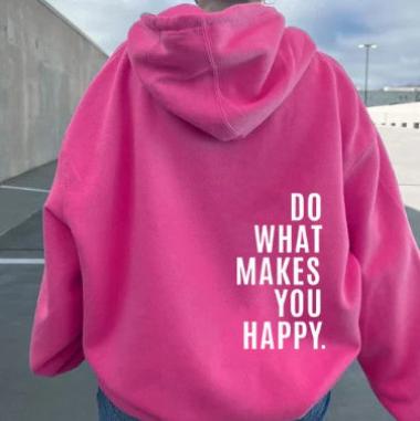 Inspiruj – Hoodie z Motywacyjnym Nadrukiem dla Kobiet
