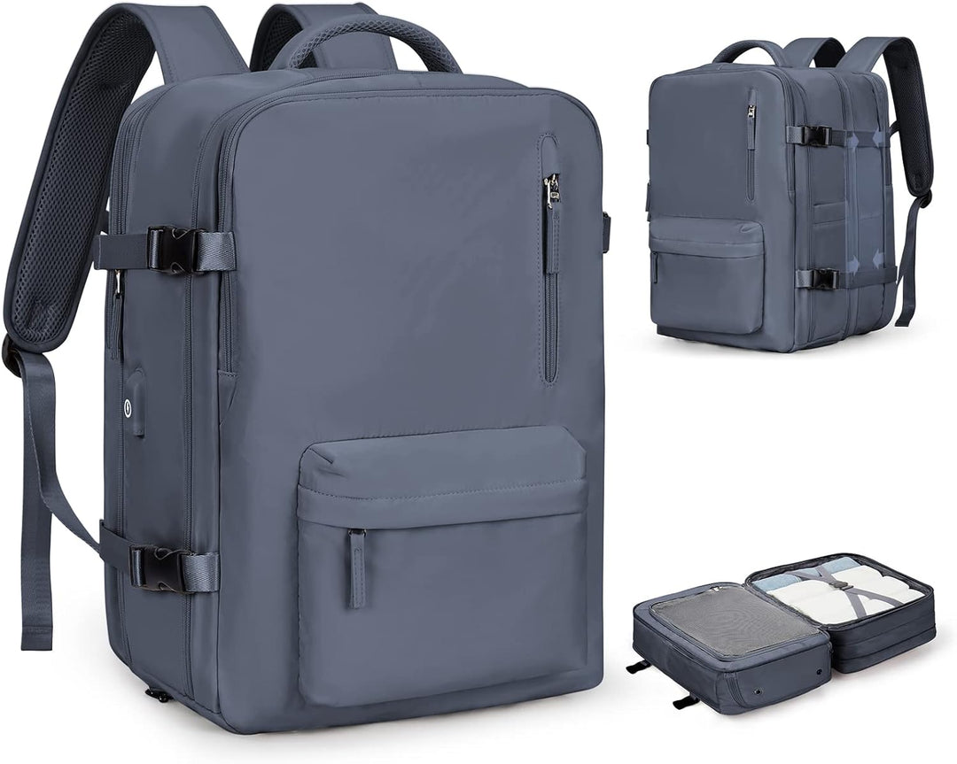 Torba na laptopa z wieloma komorami i regulowanym paskiem