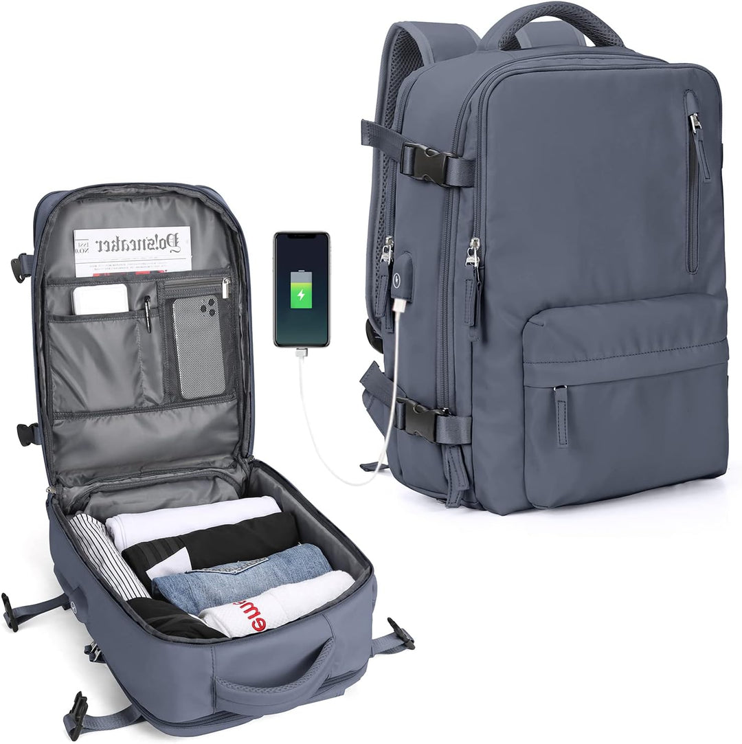 Torba na laptopa z wieloma komorami i regulowanym paskiem