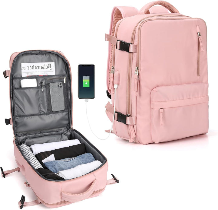 Torba na laptopa z wieloma komorami i regulowanym paskiem