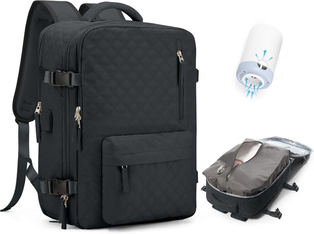 Torba na laptopa z wieloma komorami i regulowanym paskiem