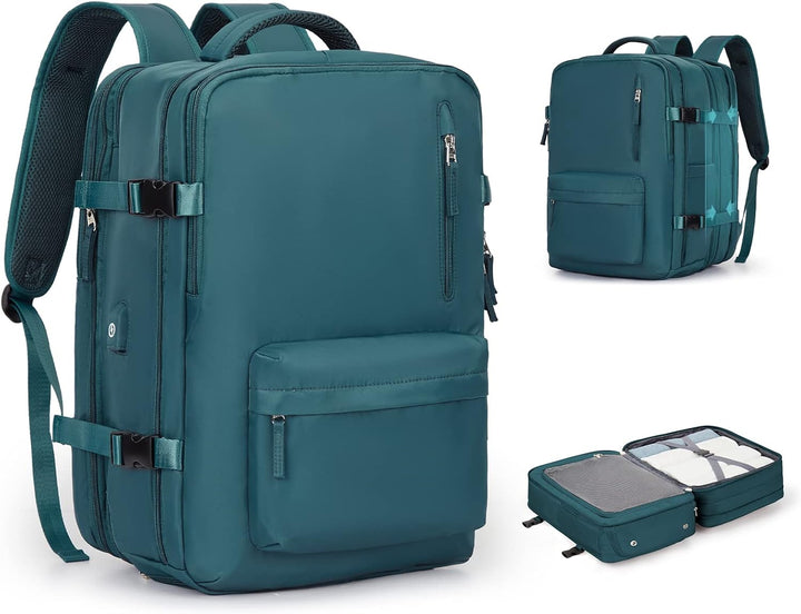 Torba na laptopa z wieloma komorami i regulowanym paskiem
