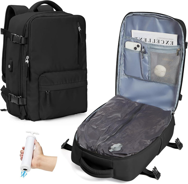 Torba na laptopa z wieloma komorami i regulowanym paskiem