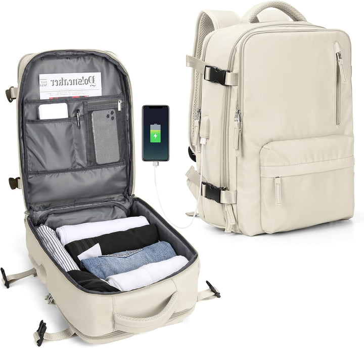 Torba na laptopa z wieloma komorami i regulowanym paskiem
