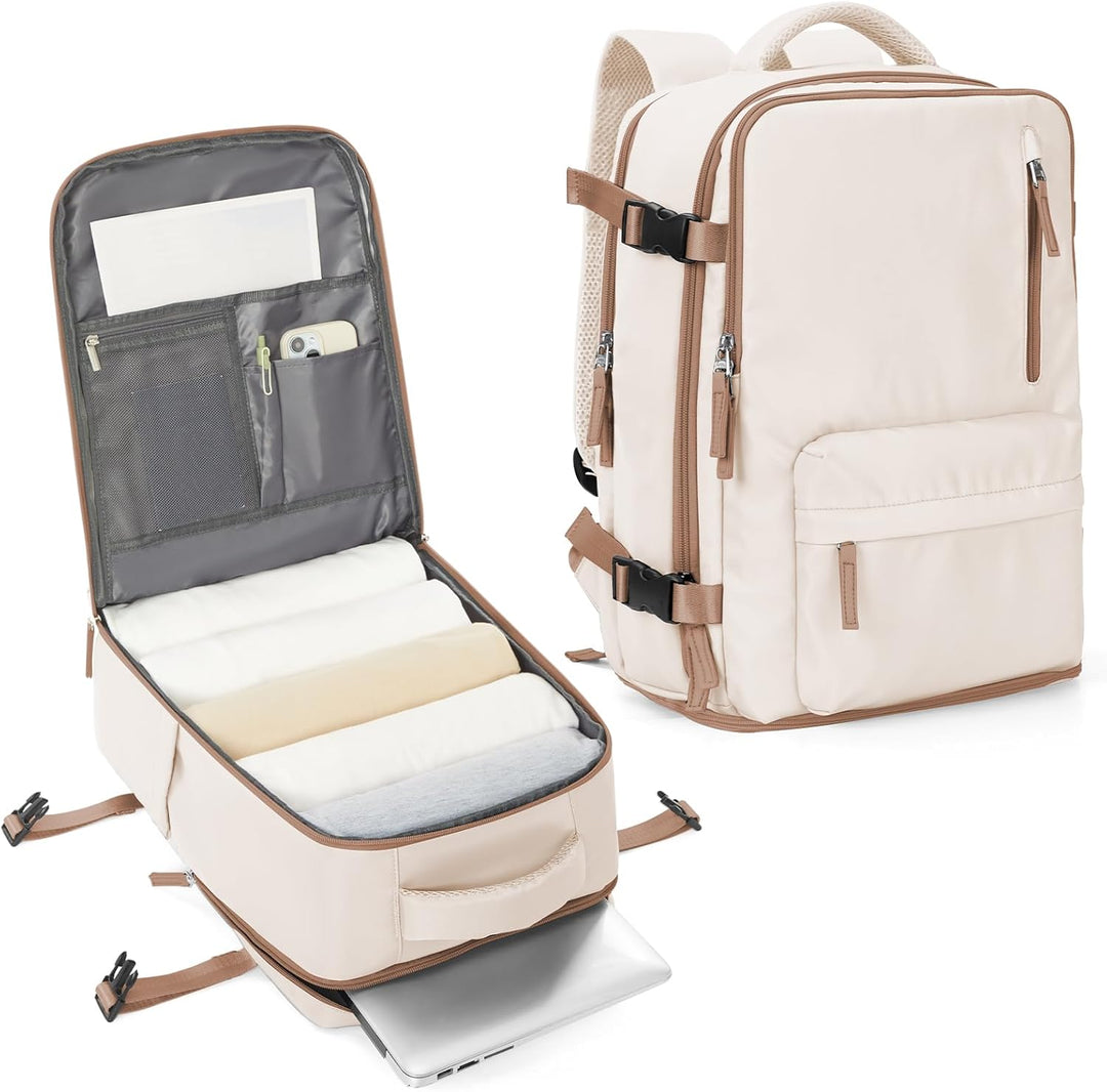 Torba na laptopa z wieloma komorami i regulowanym paskiem