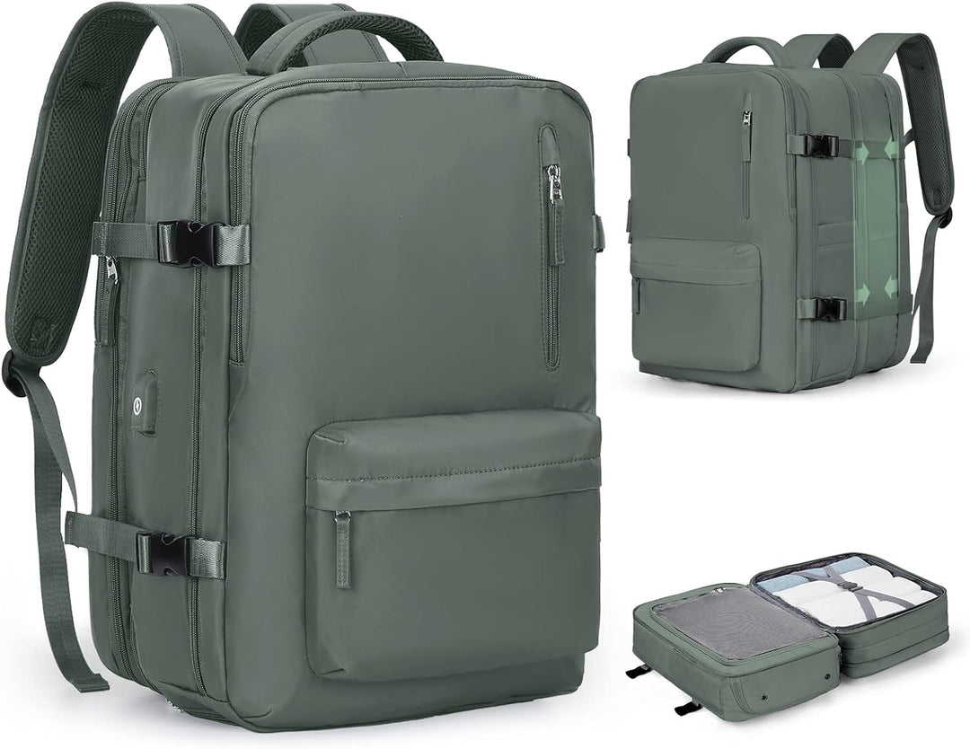 Torba na laptopa z wieloma komorami i regulowanym paskiem