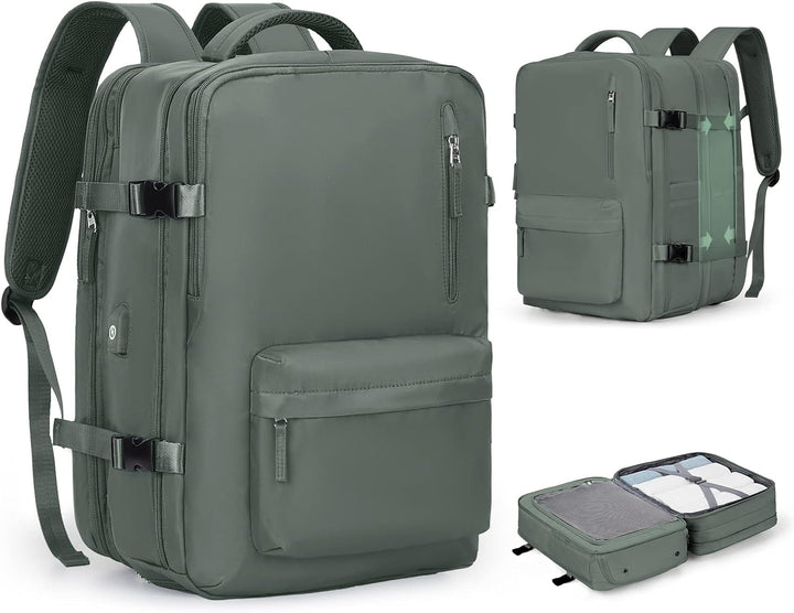 Torba na laptopa z wieloma komorami i regulowanym paskiem