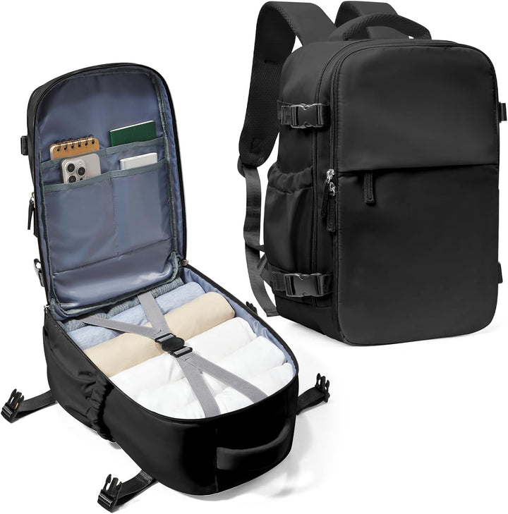 Torba na laptopa z wieloma komorami i regulowanym paskiem