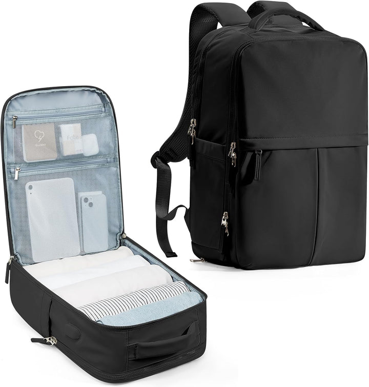 Torba na laptopa z wieloma komorami i regulowanym paskiem