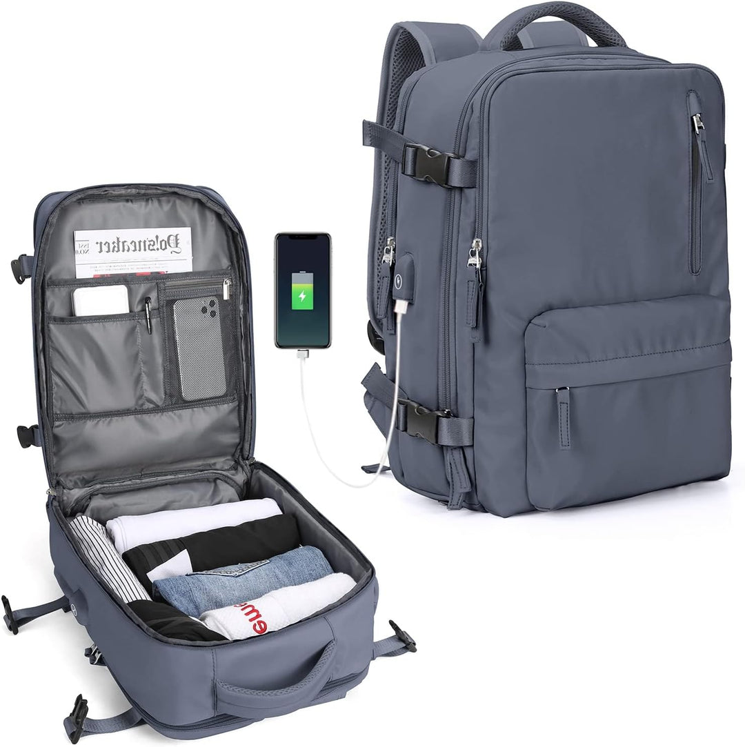 Torba na laptopa z wieloma komorami i regulowanym paskiem