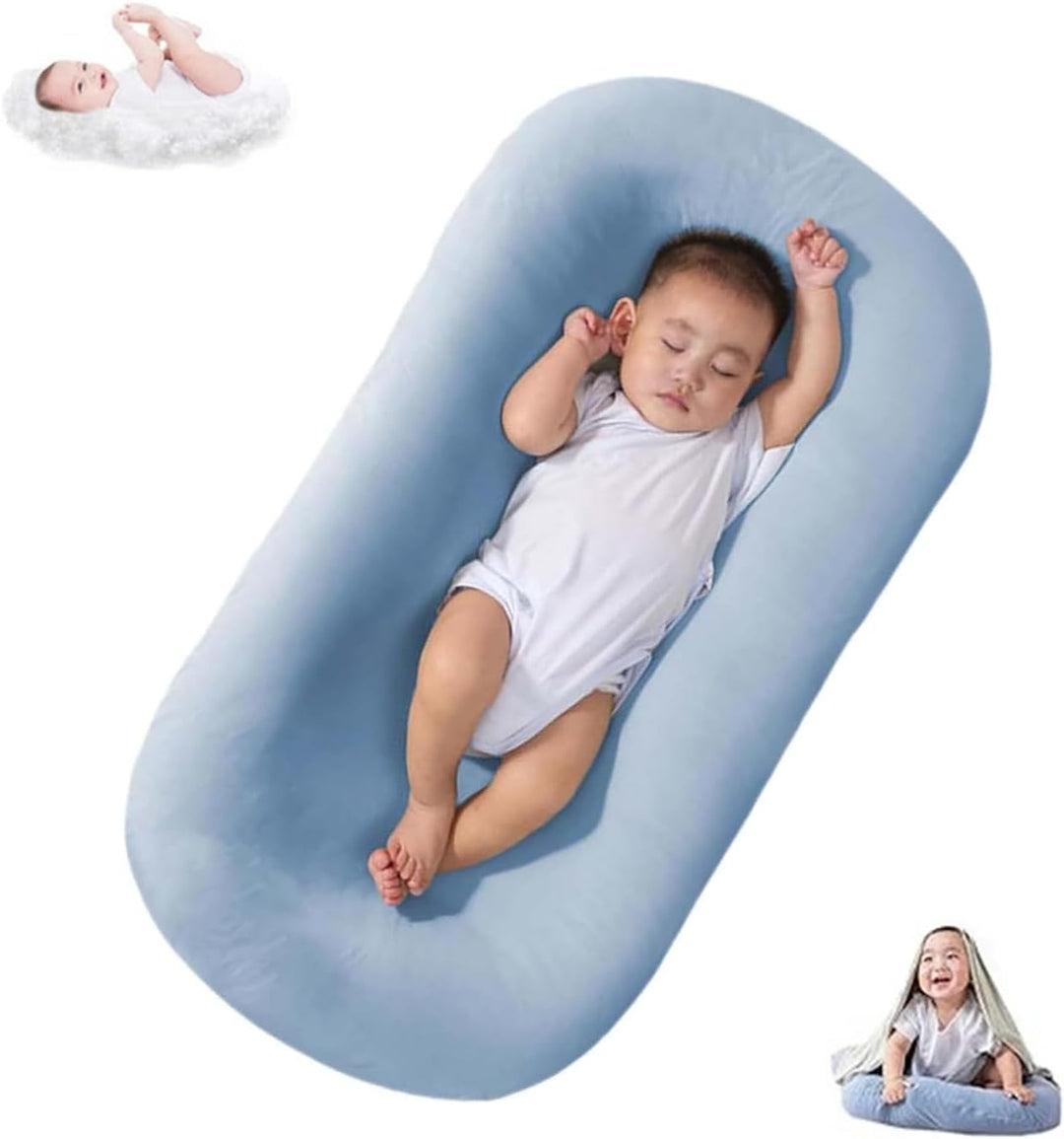 Poduszka Baby Lounger - miękka bawełna | Gniazdko dla dzieci 0-24 miesiące