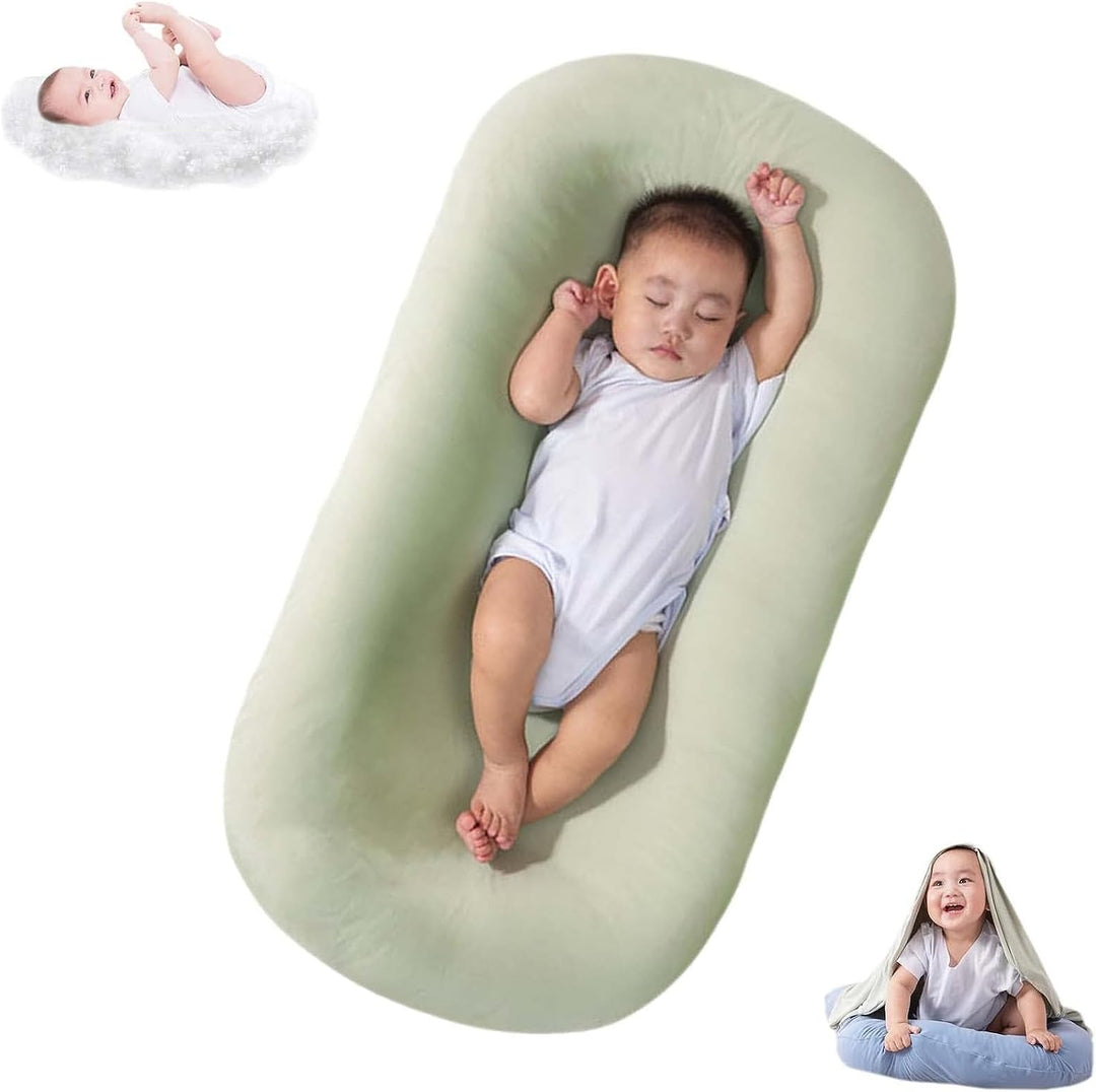Poduszka Baby Lounger - miękka bawełna | Gniazdko dla dzieci 0-24 miesiące