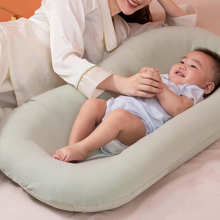 Poduszka Baby Lounger - miękka bawełna | Gniazdko dla dzieci 0-24 miesiące