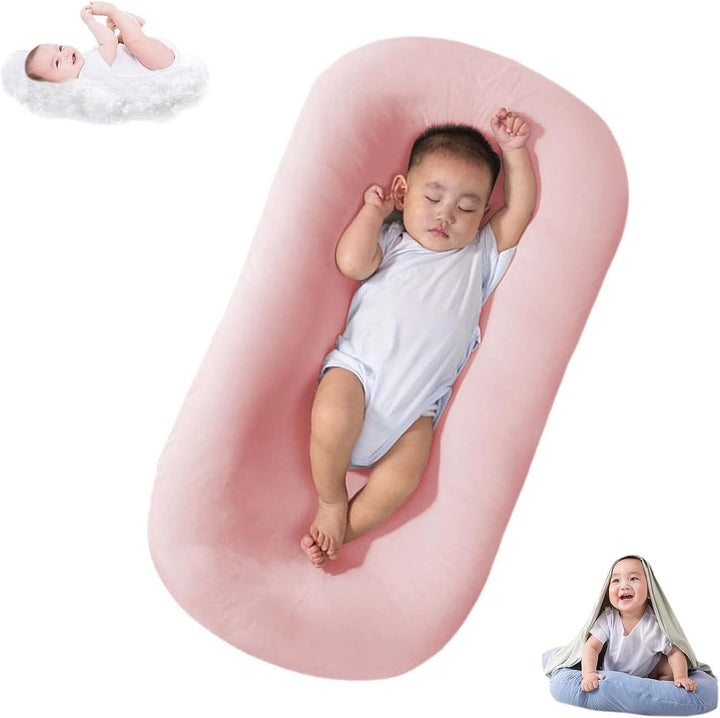 Poduszka Baby Lounger - miękka bawełna | Gniazdko dla dzieci 0-24 miesiące