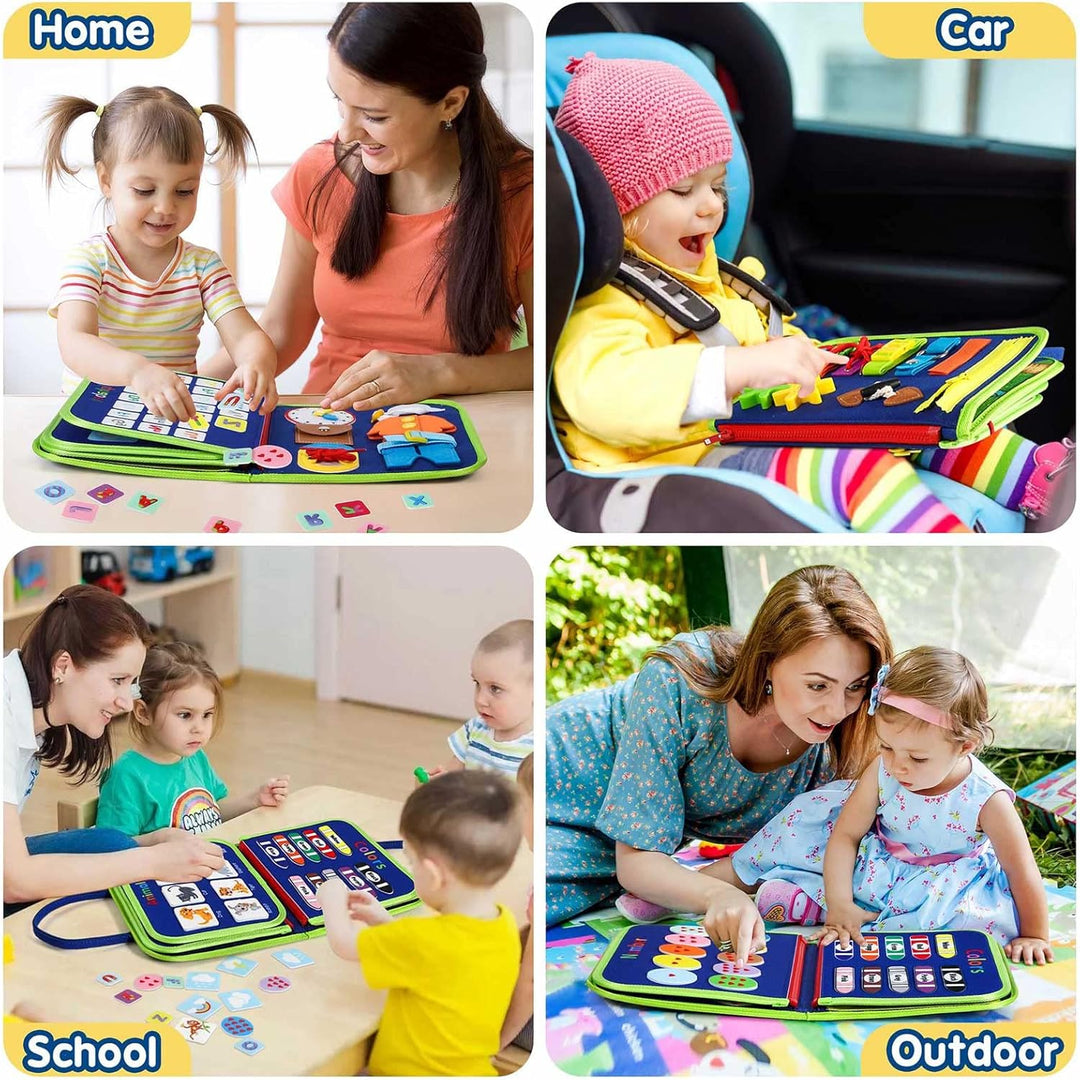 Zabawka Montessori tablica manipulacyjna dla dzieci – edukacyjna
