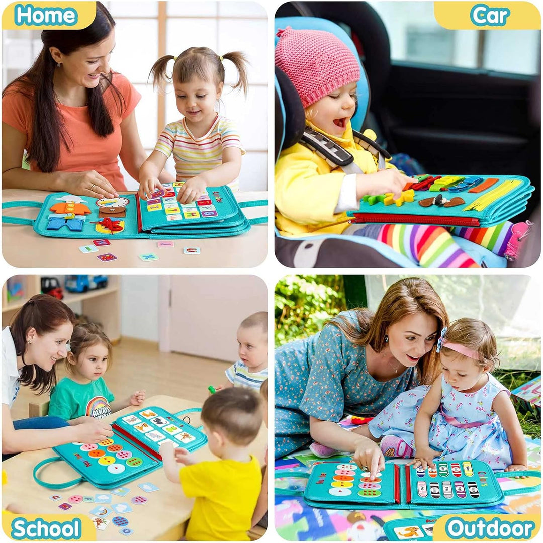 Zabawka Montessori tablica manipulacyjna dla dzieci – edukacyjna