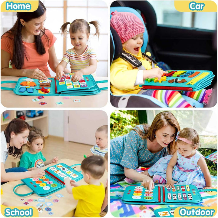 Zabawka Montessori tablica manipulacyjna dla dzieci – edukacyjna