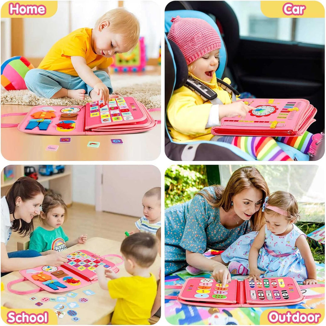 Zabawka Montessori tablica manipulacyjna dla dzieci – edukacyjna