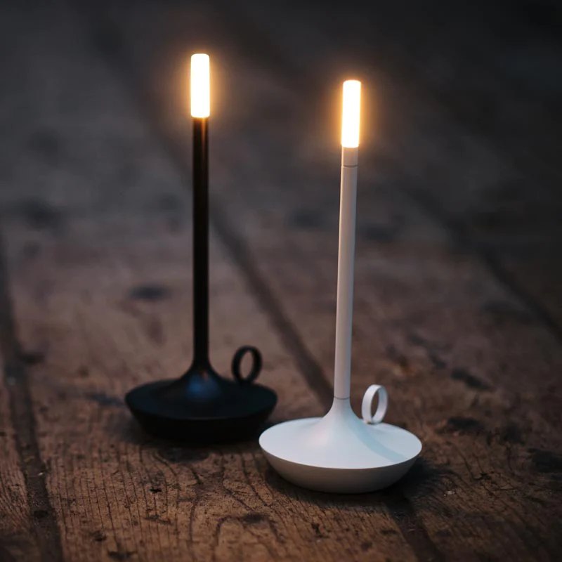 Lampa świecowa LED LumaGlow z regulacją jasności – elegancka, bezprzewodowa i z długim czasem pracy baterii