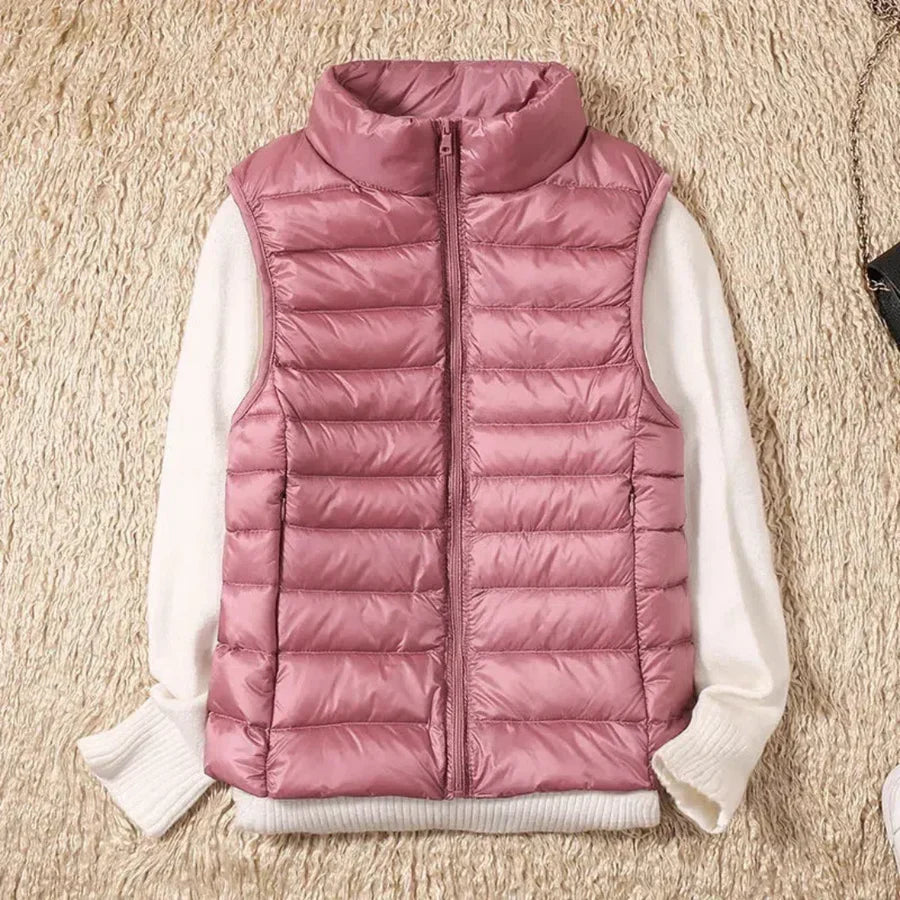 Wiatroodporny Kobiecy Bodywarmer z Zipperem