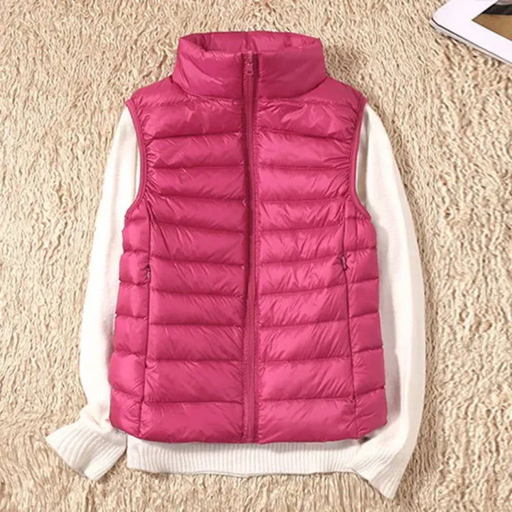 Wiatroodporny Kobiecy Bodywarmer z Zipperem