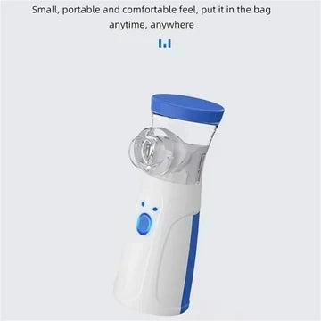 Przenośny inhalator mesh dla dorosłych i dzieci – cichy inhalator ładowany przez USB