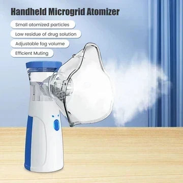 Przenośny inhalator mesh dla dorosłych i dzieci – cichy inhalator ładowany przez USB
