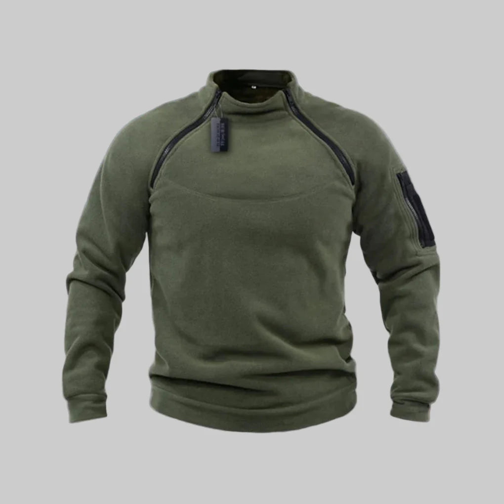 Męski Fleece Pulower – Warstwa Funkcjonalna do Użytku na Świeżym Powietrzu