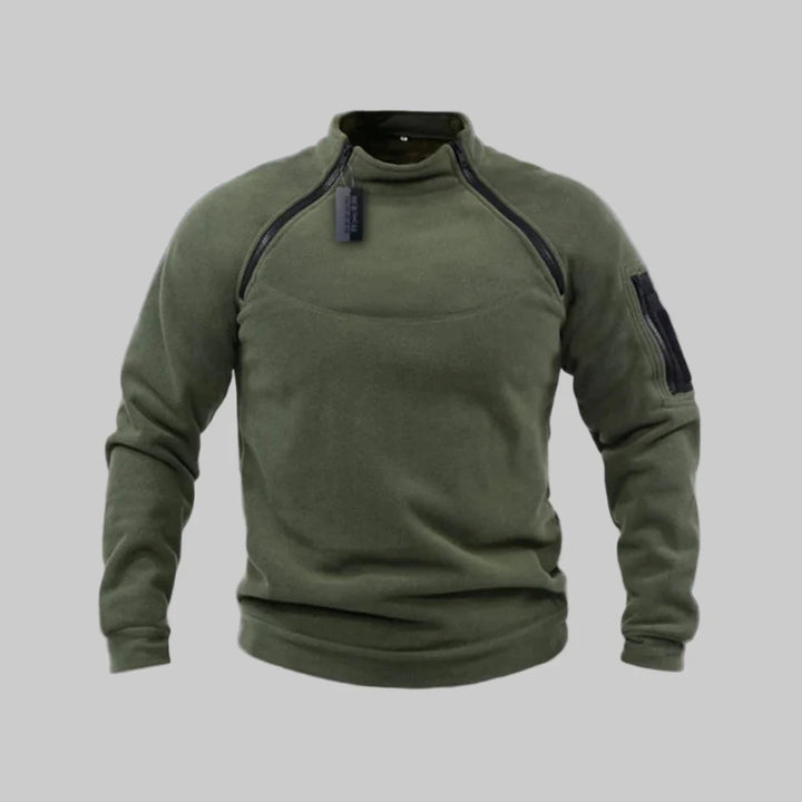 Męski Fleece Pulower – Warstwa Funkcjonalna do Użytku na Świeżym Powietrzu