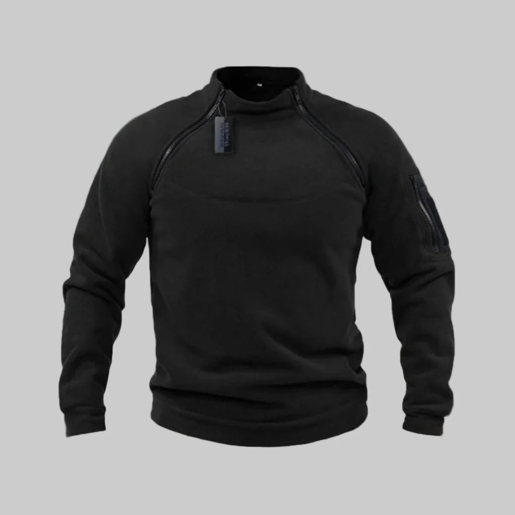 Męski Fleece Pulower – Warstwa Funkcjonalna do Użytku na Świeżym Powietrzu