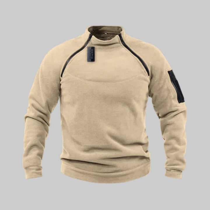 Męski Fleece Pulower – Warstwa Funkcjonalna do Użytku na Świeżym Powietrzu