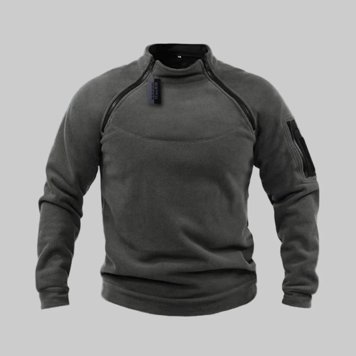 Męski Fleece Pulower – Warstwa Funkcjonalna do Użytku na Świeżym Powietrzu