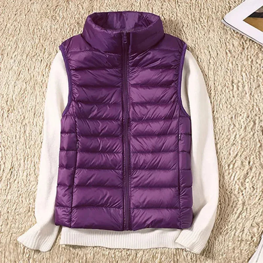 Wiatroodporny Kobiecy Bodywarmer z Zipperem