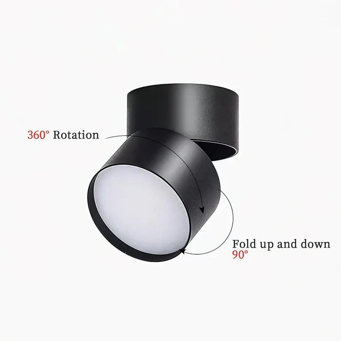 Nowoczesna regulowana lampa sufitowa LED