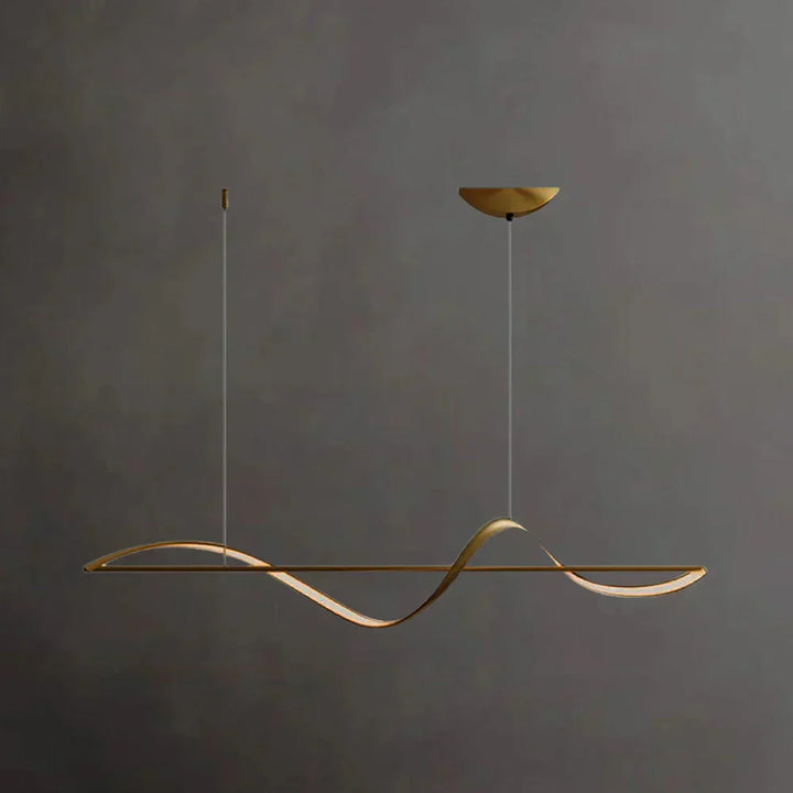 Lampa wisząca „Fala” – nowoczesna lampa LED na stół lub wyspę kuchenną