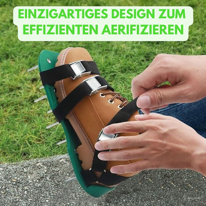 Buty do aeracji trawnika | Buty do napowietrzania trawnika | Grüntritt