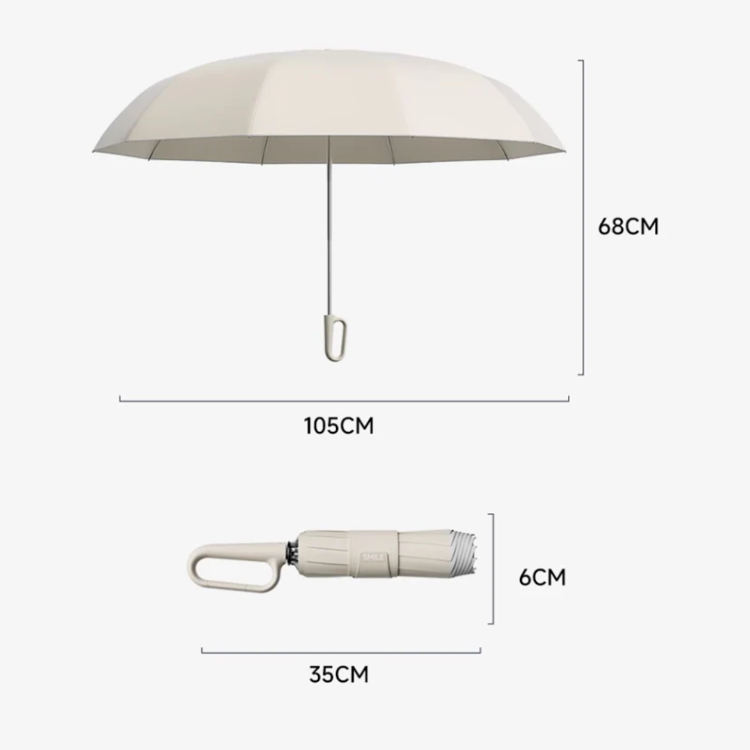 Parasol Niezwykle Odporny na Wiatr - StormShield z Elementami Odblaskowymi