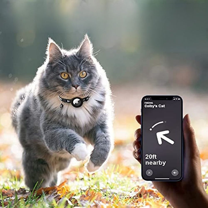 Obroża GPS dla kotów z odblaskowym designem