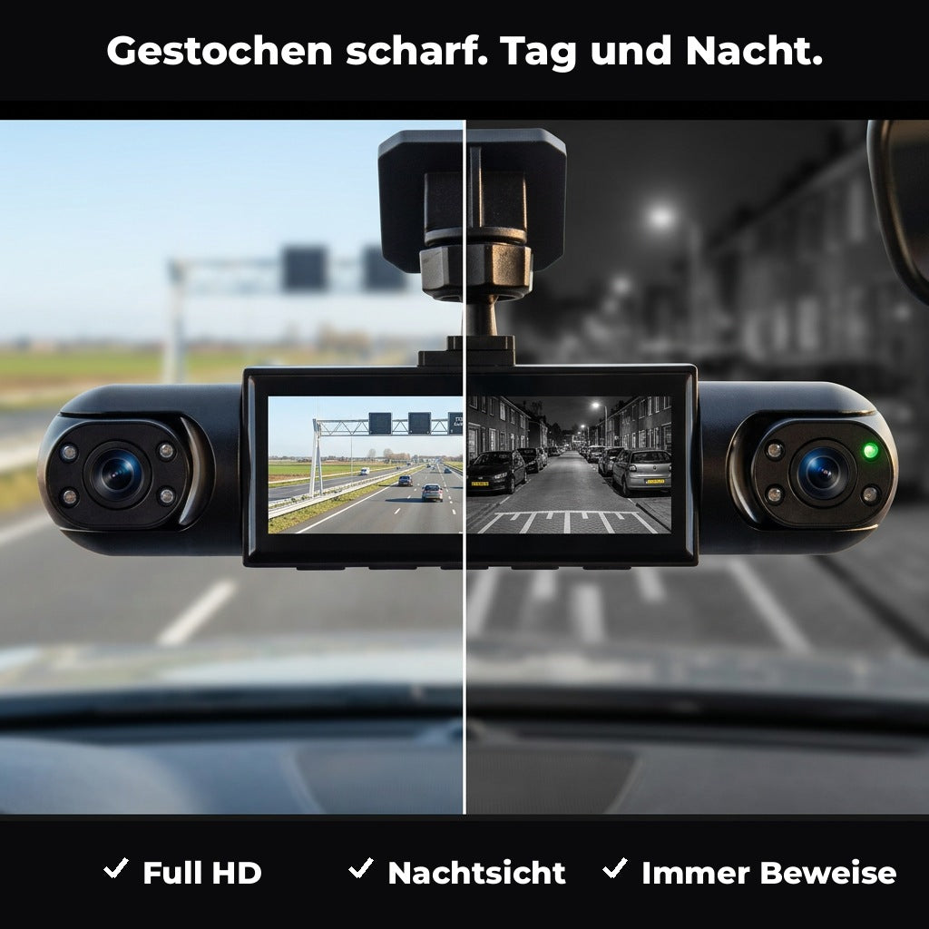 4-kanałowy wideorejestrator z noktowizorem, GPS i zasięgiem 360°