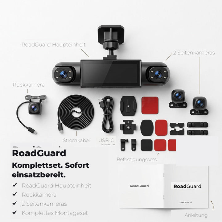 4-kanałowy wideorejestrator z noktowizorem, GPS i zasięgiem 360°