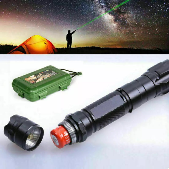 Zielony wskaźnik laserowy do ładowania z długim zasięgiem i wysoką precyzją
