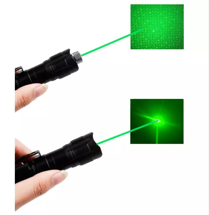 Zielony wskaźnik laserowy do ładowania z długim zasięgiem i wysoką precyzją