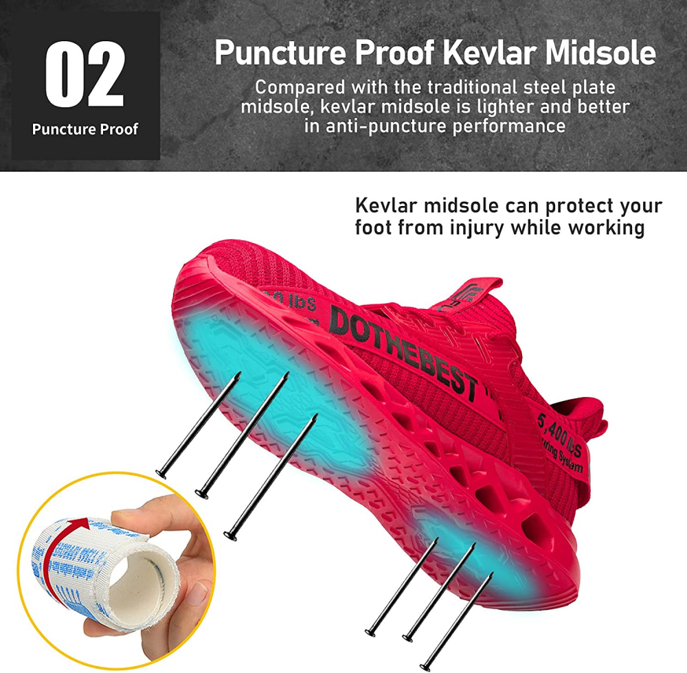 Ultralekkie i przewiewne buty ochronne – ProGuard