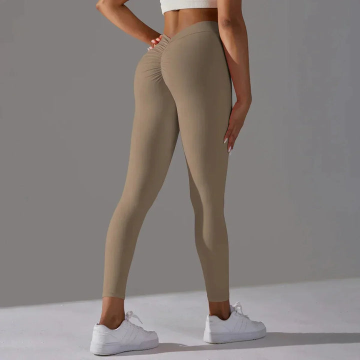 Leginsy Kompresyjne Scrunch do Jogi i Fitnessu – Modelujące Wsparcie na Każdy Ruch