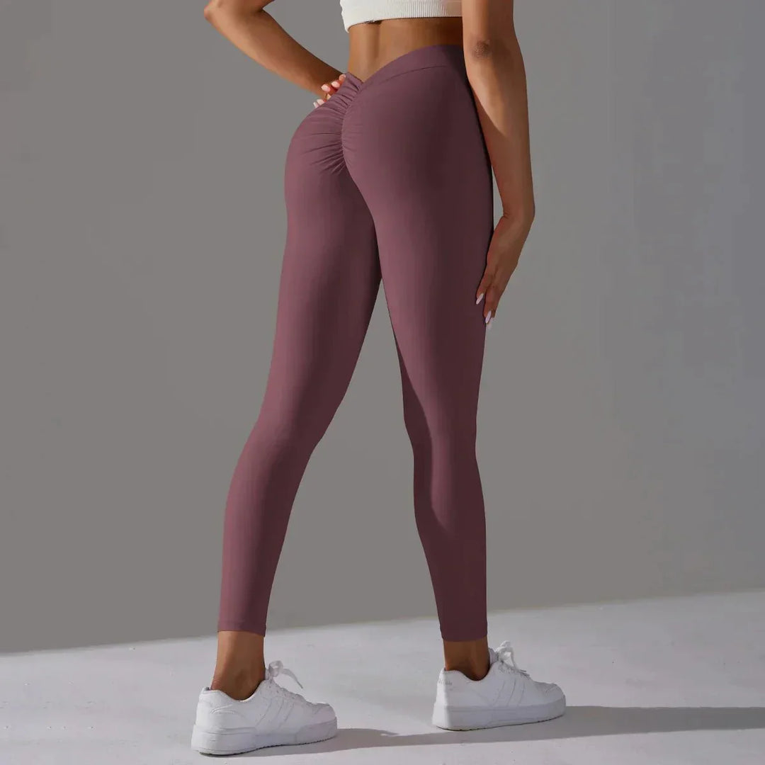 Leginsy Kompresyjne Scrunch do Jogi i Fitnessu – Modelujące Wsparcie na Każdy Ruch