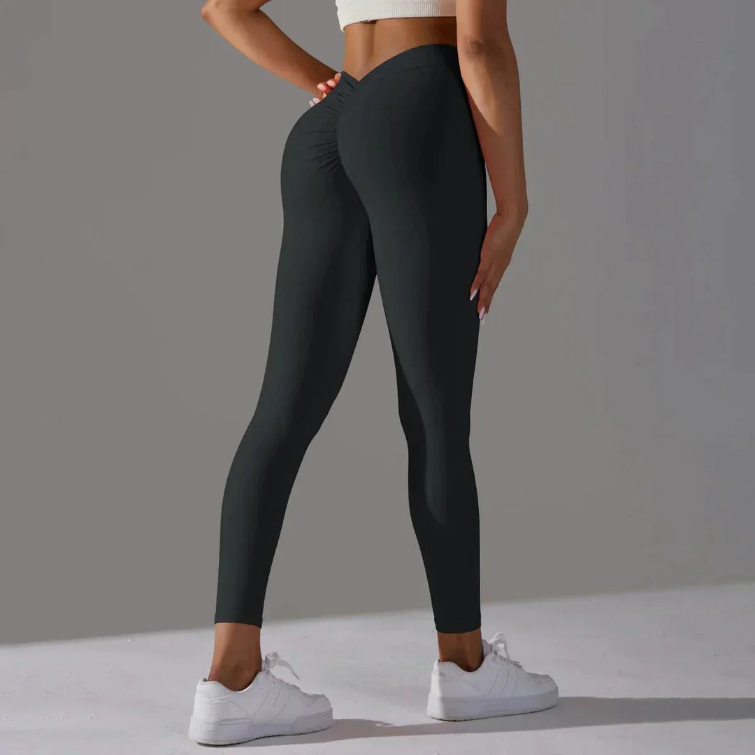 Leginsy Kompresyjne Scrunch do Jogi i Fitnessu – Modelujące Wsparcie na Każdy Ruch